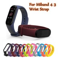 Ban Đầu Xiao Mi Silicone Thay Thế Dây Đeo Tay Vòng Tay Dây Đeo Đồng Hồ Cho Xiao Mi Mi MIBAND 4 3 Band4 Cổ Tay Phụ Kiện