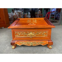 Bàn để sách tụng kinh rát vàng, bàn đọc sách rát vàng chất liệu gỗ hương đá 100% , Nội thất phòng thờ Việt