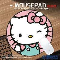 Bàn di chuột hình mèo Hello Kitty, thảm tròn văn phòng cho máy tính bảng, nhỏ dễ thương cho bé gái 1.19