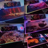 Bàn di chuột, Lót chuột, pad mouse RGB 7 chế độ nháy, mẫu mã đa dạng màu sắc bắt mắt
