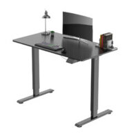 Bàn Điện Nâng Hạ Warrior Gaming Table Paladin Series WGT604 (Đen/Trắng) 110x60x73cm