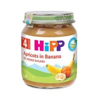 Bán Dinh dưỡng đóng lọ HiPP chuối, mơ (125g)