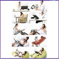 Bàn đỡ laptop, kệ để laptop xếp gọn, thay đổi nhiều tư thế phù hợp nhu cầu người dùng. V714