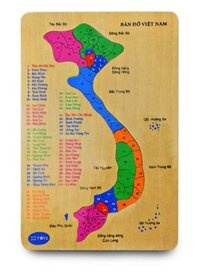 Bản đồ Việt Nam tranh ghép hình
