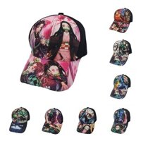 [Bán Đồng Thương Hiệu] Anime Hàng Hóa Demon Slayer Hat Tanjiro Cap Naruto Sinh Viên Nam Nữ Hip-Hop Mũ Bóng Chày Mũ Chống Nắng