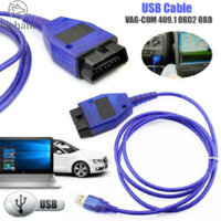 Bán Flash Cáp giao diện USB VAG-COM KKL VAG-COM 409.1 OBD2 II Máy quét chẩn đoán OBD Cáp tự động Aux