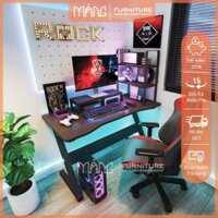 Bàn Gaming Chữ Z, làm việc, học tập, Chân Sắt sơn tĩnh điện Mặt Gỗ 1,2m mẫu blvz