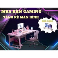 Bàn gaming mặt gỗ MDF, Bàn học tập làm việc chắc chắn khung thép sơn tĩnh điện - GM95