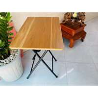 Bàn gấp chân cao 73cm sơn tĩnh điện siêu bền, Bàn học làm từ gỗ MDF phủ malamine chống xước cao cấp