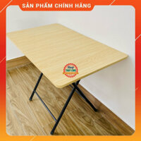 Bàn gấp chân cao cỡ lớn 50x1mx75 , mặt bàn gỗ MDF siêu đẹp
