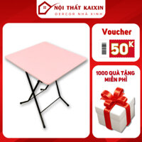 Bàn gấp chân cao sơn tĩnh điện siêu bền, Bàn gấp gọn đa năng đủ kích thước màu sắc