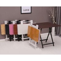 Bàn gấp gọn - bàn ăn xếp gọn thông minh - bàn ăn gấp gọn vuông 80x80cm bằng gỗ cao cấp , bàn xếp