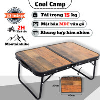 Bàn Gấp Gọn Bàn Camping Dã Ngoại Siêu Nhẹ Chính Hãng Mountainhiker, Bàn Ăn Xếp Gọn Gỗ Dán MDF Có Túi