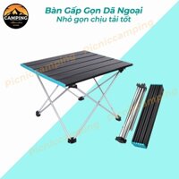 Bàn gấp gọn dã ngoại mini, bàn xếp gấp du lịch thông minh tiện lợi, chịu tải tốt