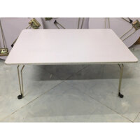 Bàn gấp sinh viên kt 40x60cm, bộ chân bóp trắng gấp gọn