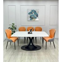 Bàn ghế ăn, Bàn ghế ăn nhập khẩu, bàn ghế ăn gia đình mặt đá, bàn ăn / HEALHOMES