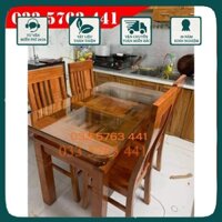 bàn ghế ăn cho phòng bếp gỗ xoan ta hoặc gỗ sồi tùy chọn