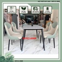 bàn ghế ăn nhập khẩu mặt đá ceramic sẵn kho