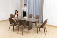 Bàn ghế ăn TD2269 - Vẻ đẹp thuần khiết Bzazil