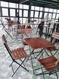 Bàn Ghế Cafe Fansipan Xếp KD43