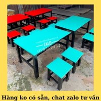 Bàn Ghế Cafe Giá Cực Rẻ Sơn Nhiều Màu Tại TPHCM