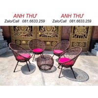 Bàn ghế cafe sân vườn.Bàn ghế thư giãn đọc sách