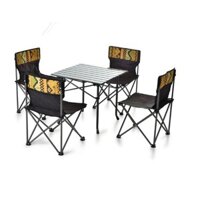 Bàn ghế dã ngoại ngoài trời 4 ghế 1 bàn gấp gọn du lịch tiện lợi BKL-Z2