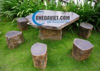 Bàn ghế đá sân vườn GDSV-01