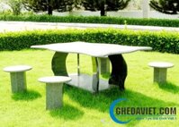 Bàn ghế đá sân vườn Granite GDGR-32