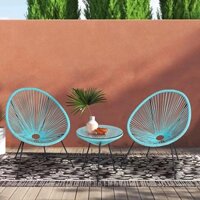 Bàn ghế đọc sách deco ban công trang trí nhà sân vườn