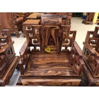 Bàn ghế gỗ cẩm lai | bộ sơn thuỷ chân 12 vân xưa đẳng cấp