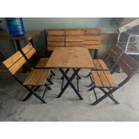 Bàn ghế gỗ quán ăn, bàn ghế quán nhậu