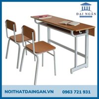Bàn ghế học sinh 2 chỗ ngồi gỗ ghép BHS 103