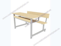 BÀN GHẾ HỌC SINH LIỀN BỘ BHS-16-01 VÂN GỖ
