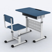 Bàn ghế học sinh tăng chỉnh chiều cao A-BNK01N-1