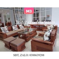 bàn ghế phòng khách gỗ sồi nga