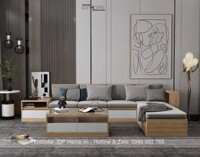 Bàn ghế sofa gỗ công nghiệp SB6803