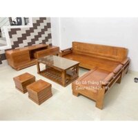 bàn ghế sofa gỗ sồi nga