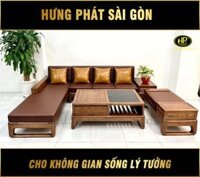 Bàn Ghế Sofa Gỗ Sồi Nhập Khẩu HS-05
