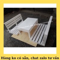 Bàn Ghế Trà Sữa Dựa Lưng Ngồi Bệt