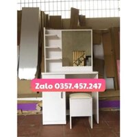 Bàn ghế trang điểm nhựa Đài Loan Free Ship HCM và Bình Dương 80*130*45