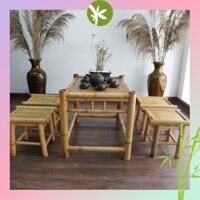 Bàn ghế tre