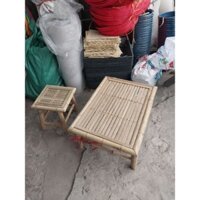 bàn ghế tre