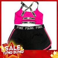 [BÁN GIÁ GỐC] BỘ ĐỒ CHƠI THỂ THAO, TẬP GYM PINK