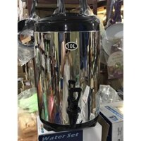 (bán giá sỉ) BÌNH ĐỰNG NƯỚC BẰNG INOX CÓ VÒI (HÀNG XỊN)