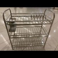 (bán giá sỉ) Trạn bát inox kèm ống đũa cao cấp (3t 50cm và 60cm )