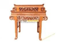 Bàn Gia Tiên 2 Tầng Gỗ Căm Xe 1m54 - BT201