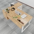 Bàn giám đốc 180x160 MConcept chân sắt lắp ráp HBMC024