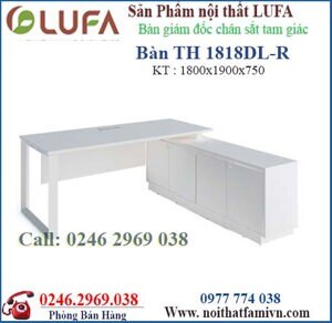 Bàn giám đốc chân sắt Fami TH1818DL-R