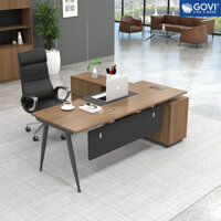 Bàn giám đốc chân tròn côn Eros 1m6 ER16TP